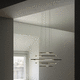 lampadario contemporaneo / in alluminio / contract / geometrico