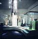 vetrina contemporanea / in metallo / per museo