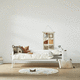 letto per bambini / singolo / contemporaneo / in pino