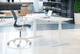 scrivania per open space / contemporanea / impiallacciata in legno / in MDF