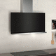 cappa a muro / con condotto / con illuminazione integrata / con touch screen