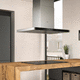 cappa a isola / con condotto / con illuminazione integrata / con touch screen