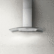 cappa a muro / con condotto / con illuminazione integrata / classe C