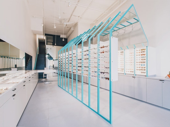 Il deposito eyewear di Seattle dall'architettura di pratica ottimale è destinato “per giocare con la percezione„