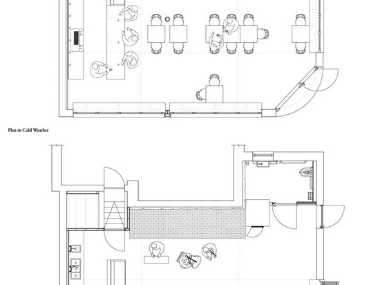 deposito dell'angolo del convertito degli architetti di rafailidis del davidson in café fargo