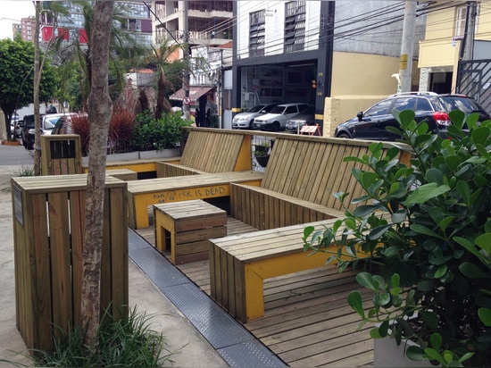 Parklet Vila Madalena, San Paolo.