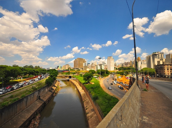 Vista del Tiete, San Paolo.