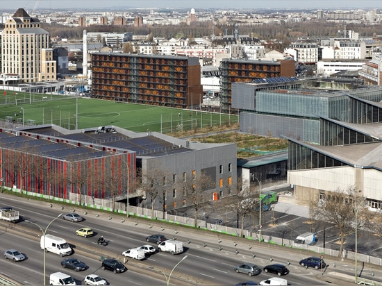 DFA/Dietmar Feichtinger Architectes, centro sportivo Jules Ladoumegue, Parigi