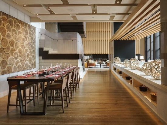 Ristorante della birreria all'hotel Kyoto di Four Seasons