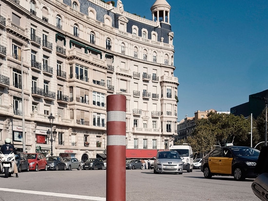 Bitte flessibili per le piste ciclabili a Barcellona