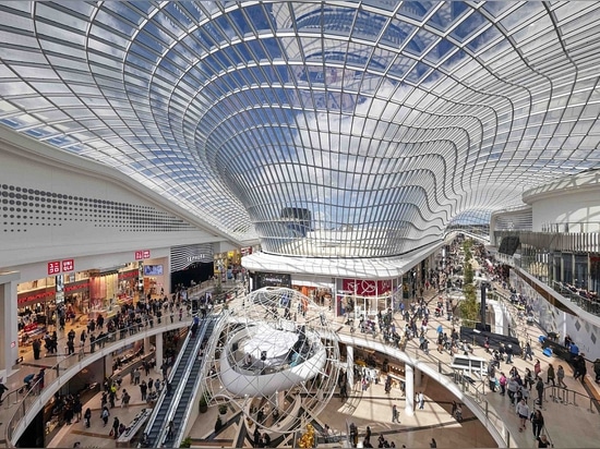 Il centro commerciale di Chadstone a Melbourne. Cortesia degli architetti.