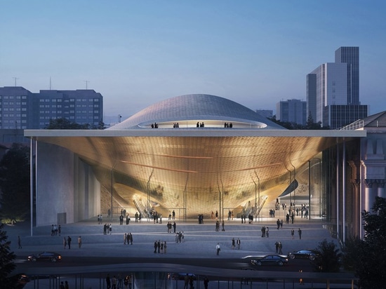 architetti del hadid di zaha per costruire da sala da concerto filarmonica ispirata soundwave in Russia