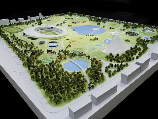 i lavori di costruzione cominciano sulla città universitaria degli sport degli architetti PAZZI in quzhou, porcellana