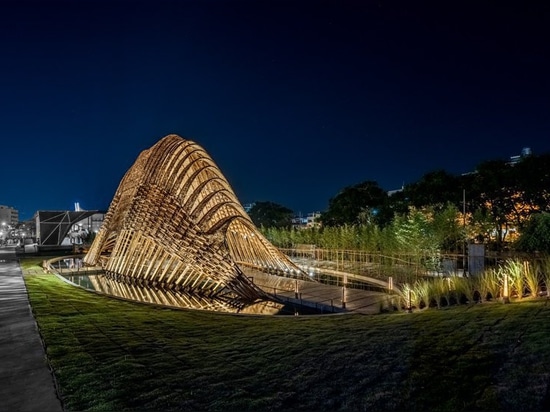 Lo studio di ZUO costruisce “il padiglione di bambù” per esprimere la bellezza naturale di Taiwan