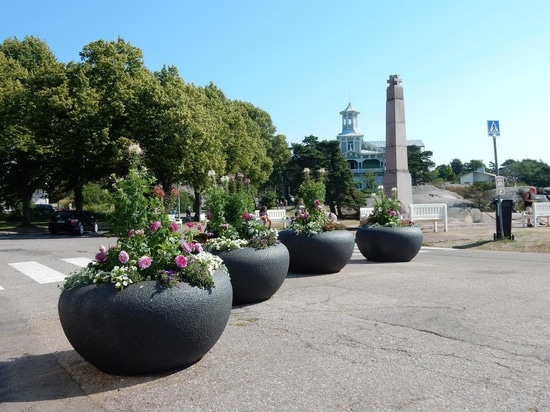 La scelta urbana ad Hanko: fioriere Venere