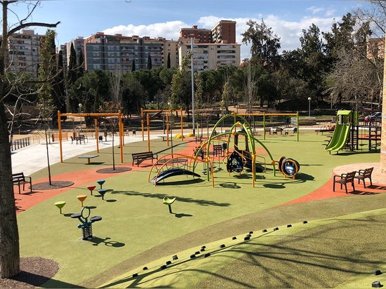 Parco per bambini di Les Planes a Hospitalet