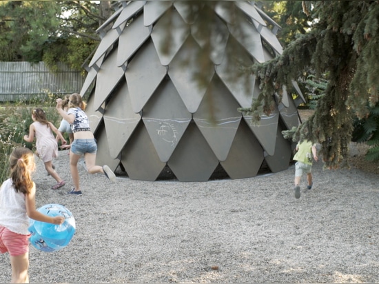 Gazebo a pigna