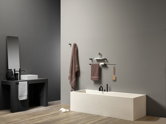 Eclettismo, dinamicità e totale libertà compositiva: Ritmonio presenta ELEMENTA, la nuova serie di accessori che consente di creare ambienti bagno unici e fortemente personalizzati.