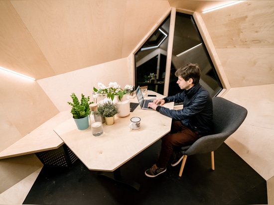 Postazione di lavoro Cabina / Ciao legno