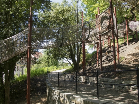 Sentiero d'arrampicata a Nygårdsparken, Bergen, Norvegia