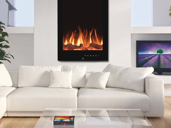 Noble Flame LENOX black [camino elettrico da incasso / sospeso]