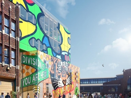 Il nuovo edificio in vetro di MVRDV nel mercato orientale di Detroit è una lettera d'amore alla città