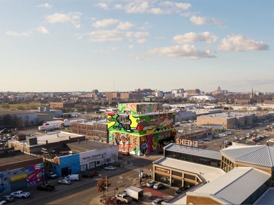 Il nuovo edificio in vetro di MVRDV nel mercato orientale di Detroit è una lettera d'amore alla città