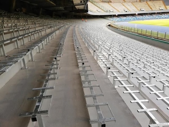 NUOVE SEDUTE ALLO STADIO SAN PAOLO/DIEGO ARMANDO MARADONA DI NAPOLI