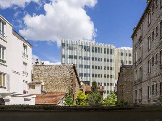 Architetture di Jacques Ferrier, sedi di Hachette Livre, Vanves, Parigi, Francia