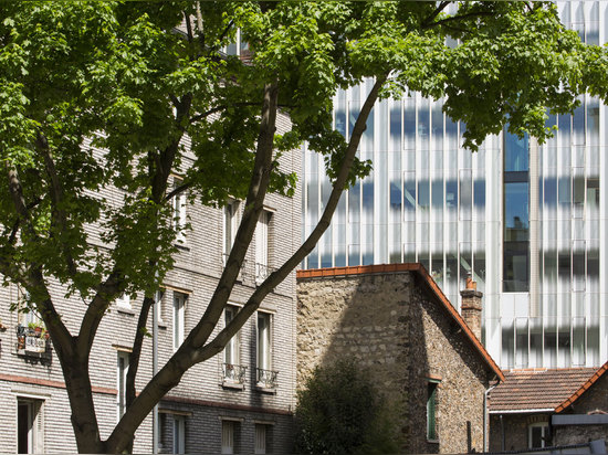 Architetture di Jacques Ferrier, sedi di Hachette Livre, Vanves, Parigi, Francia