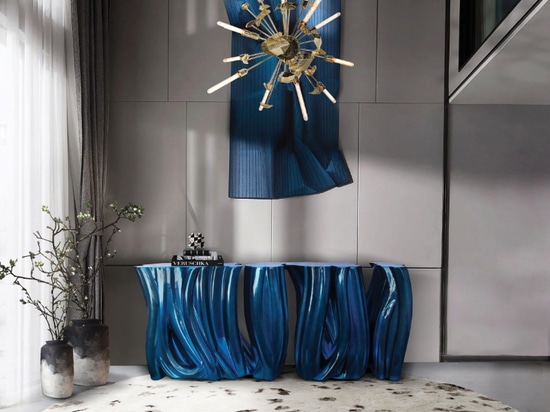 CREDENZA MONOCROMATICA BLU