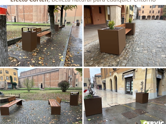 Le finiture "Effetto Corten" di Cervic Environment ispirano una bellezza naturale per qualsiasi ambiente