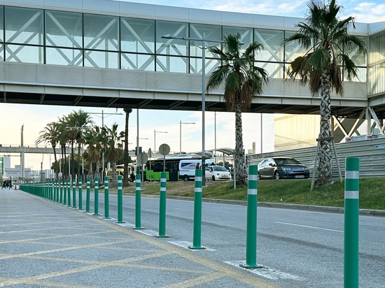 Dissuasori flessibili nell’Aeroporto di Barcellona