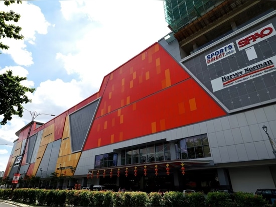 Caso di successo dei pannelli compositi in alluminio ALUCOBEST nel centro commerciale Sunway Velocity, a Kuala Lumpur, in Malesia