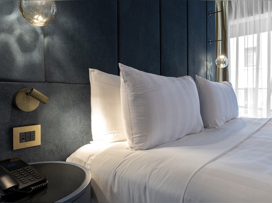 Un impianto elettrico con design AVE al Nemi Hotel di Milano