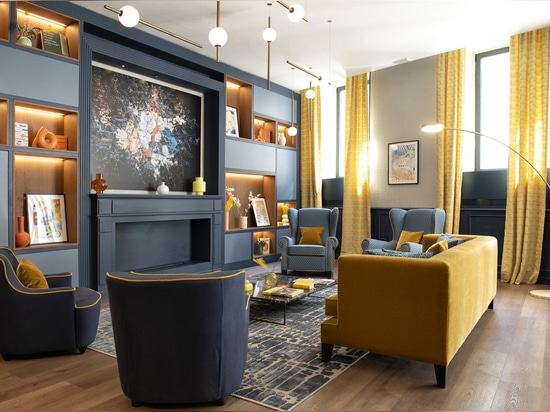 Un impianto elettrico con design AVE al Nemi Hotel di Milano