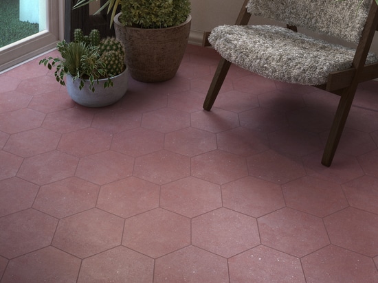 La forza espressiva del colore rosso nelle lastre ceramiche di Casalgrande Padana