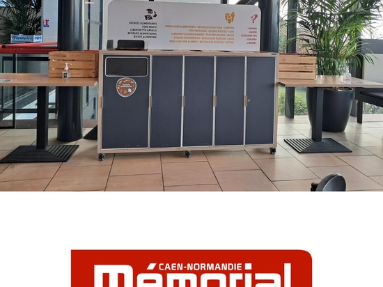 Mobile per la raccolta differenziata Mallorca al Memoriale di Caen