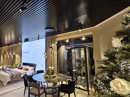 Atena controsoffitto metallico a doghe