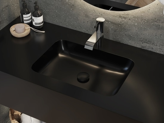 Orion Deep Corian® Lavabo singolo a parete
