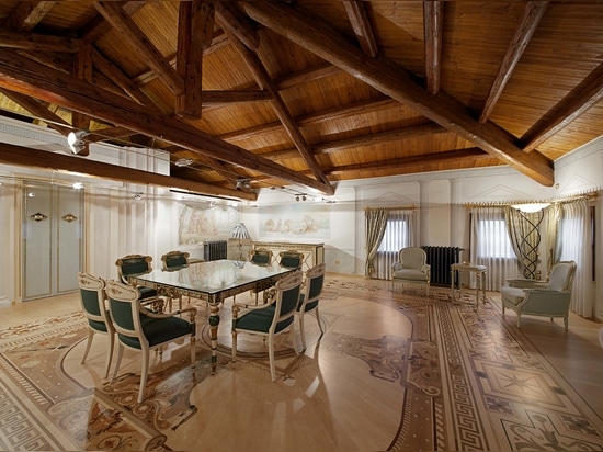 Berti Guest House: parquet intarsiato su misura e artigianalità italiana
