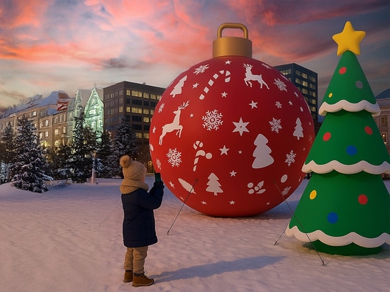 Decorazioni per il Natale: Figure gonfiabili XXL