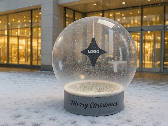 Globo di neve e decorazioni in Dibond: splendide e moderne decorazioni natalizie per interni