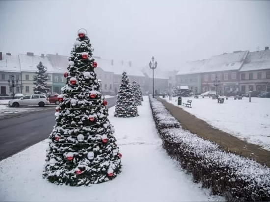 Coperture per alberi di Natale: una grande idea per le torri di fiori in inverno