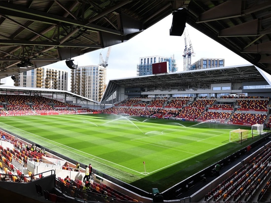 Interior design per l’ospitalità al Brentford Community Stadium, Londra