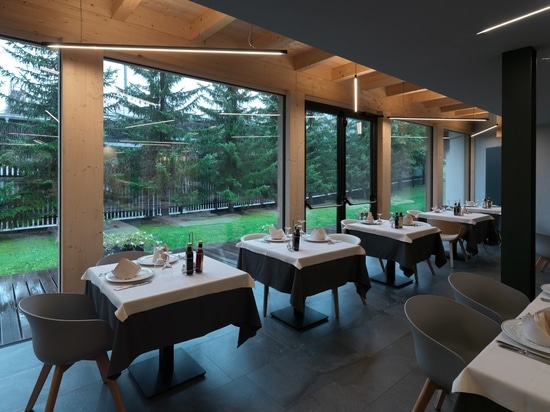 Hotel Fedora: un esempio di architettura alpina in gres porcellanato