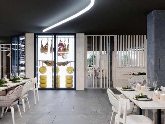 Hotel Fedora: un esempio di architettura alpina in gres porcellanato