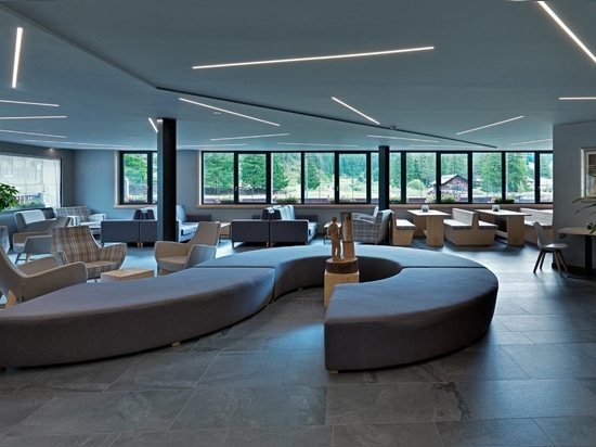 Hotel Fedora: un esempio di architettura alpina in gres porcellanato