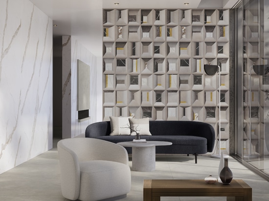 Rivestimenti astratti in gres porcellanato: una moderna tendenza decorativa