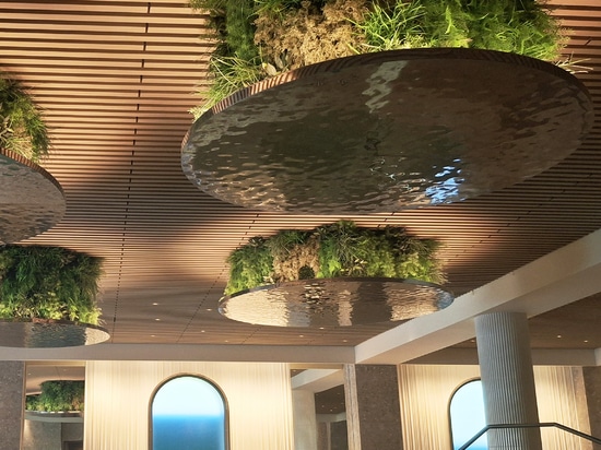 Isole flottanti in acciaio inox 316 per Hotel Mioni Pezzato